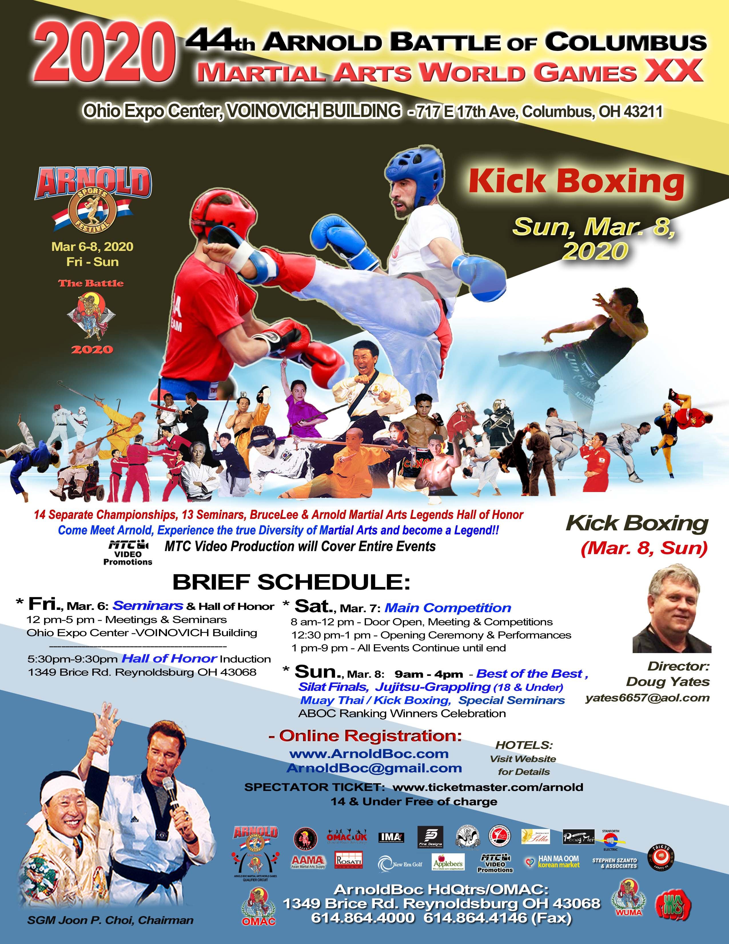 Arnold Battle of Columbus Kick Boxing Rules and Divisions www